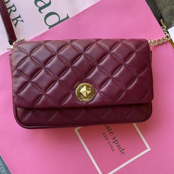 Kate Spade Natalia Crossbody Blackberry Preserve - Picture 7 of 16